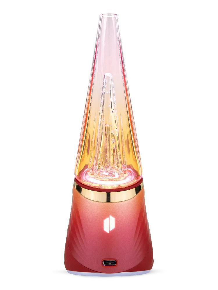 Puffco Peak Pro 3DXL Daybreak limited edition with gradient sunburst finish and fluted glass.