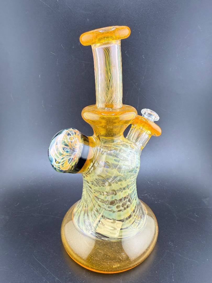 Pugsley Glass Orange & Fumed Heady Rig 10mm