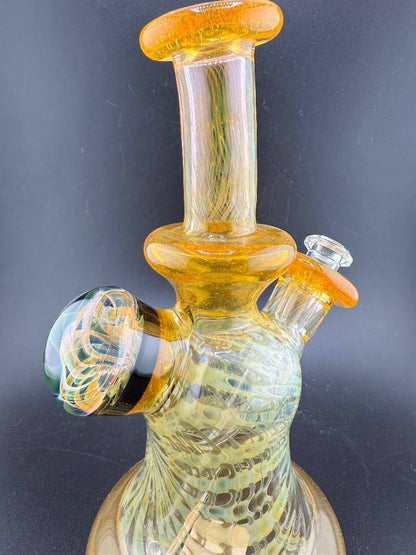 Pugsley Glass Orange & Fumed Heady Rig 10mm