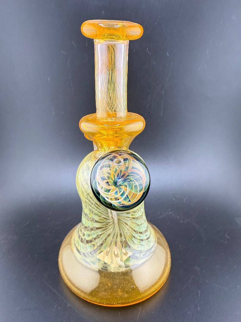Pugsley Glass Orange & Fumed Heady Rig 10mm