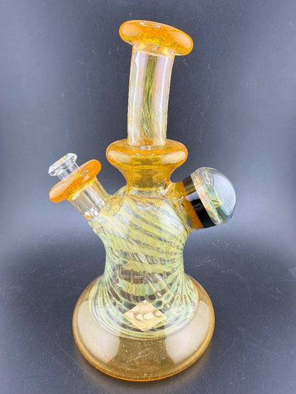 Pugsley Glass Orange & Fumed Heady Rig 10mm