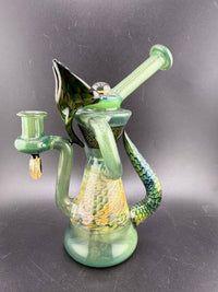 Pugsley Glass X Robert Mosher Glass Dragon Recycler 10mm 90°