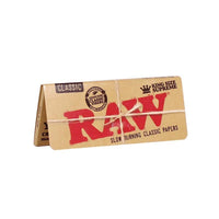 RAW rolling Papers - King Size Supreme packaging front view, featuring classic design and slow burning quality.