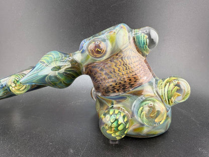 Robert Mosher Glass Fumed Pipe
