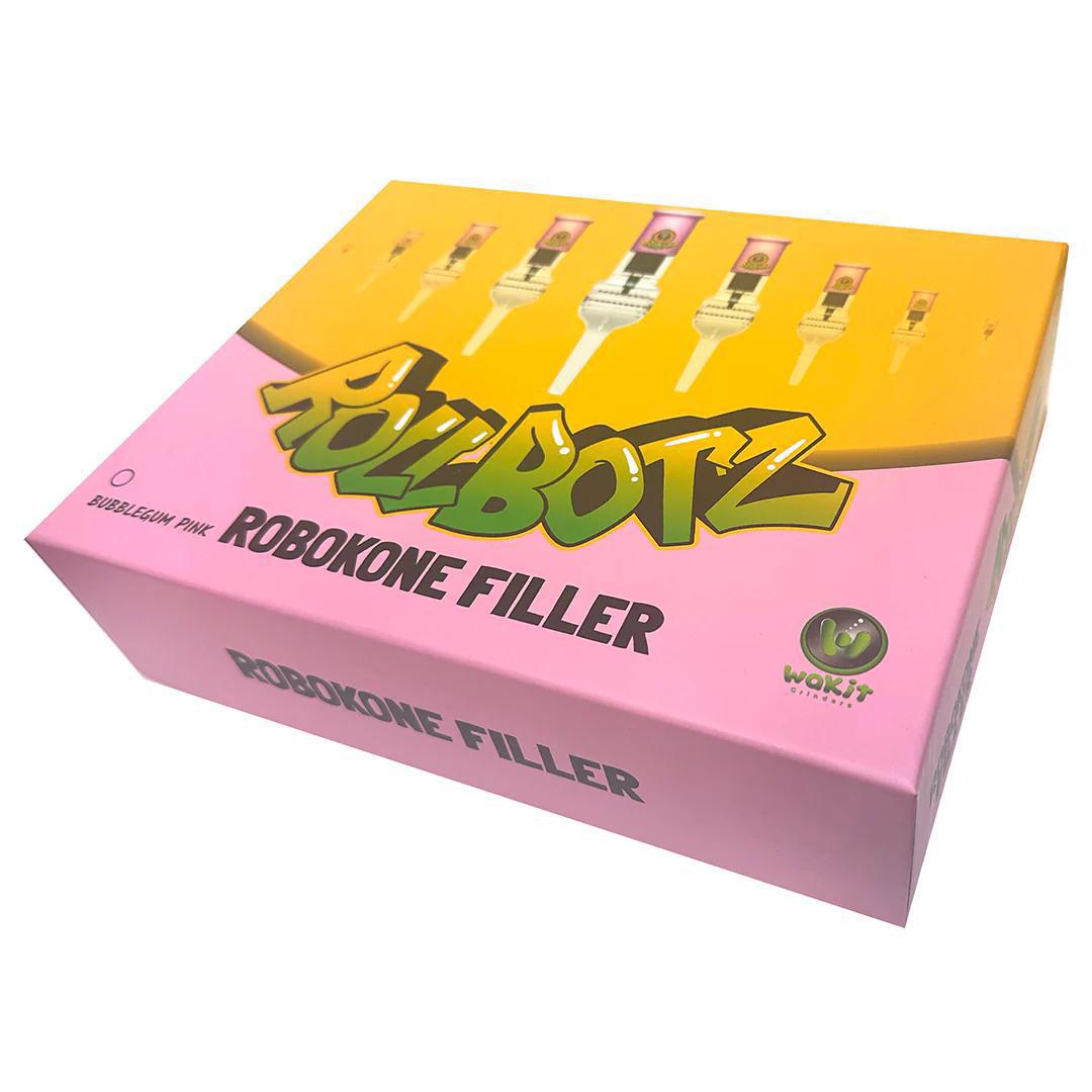 RollBotz RoboKone Filler packaging showcasing the automated cone-filling device for easy and mess-free use.