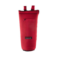 ROOR Glass Large 24" Bag in red color with dual shoulder straps for easy carrying and protection.
