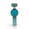 Ruby Pearl Co Color Tower Marble Plug in vibrant blue-green, designed for Campfire Quartz Straight Towers.