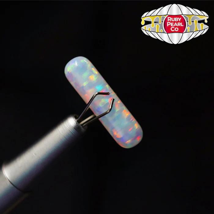 Ruby Pearl Co Slurper / Control Tower Pillar - Opal with vibrant colors and premium design for optimal vaporization.