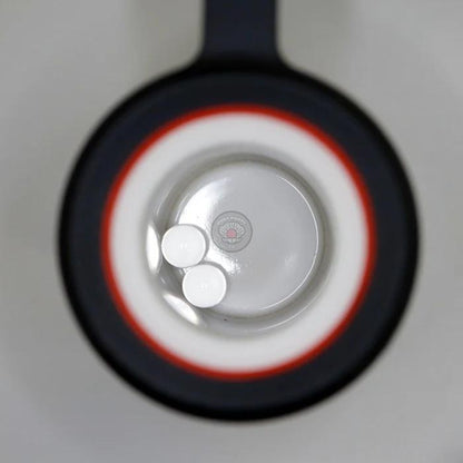 Ruby Pearl Co Terp Pearls – Ruby & Sapphire 4mm AAA Lab-Grown Gemstones (2-Pack) viewed inside a rig.