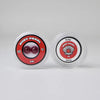 Ruby Pearl Co Terp Pearls – Ruby & Sapphire 6mm AAA Lab-Grown Gemstones (2-Pack) packaging and design.