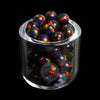Ruby Pearl Co Terp Pearls – Opal 4mm in a jar, showcasing vibrant colors and smooth performance for dabbing.