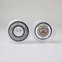 Ruby Pearl Co Terp Pearls – Ruby & Sapphire 4mm AAA Lab-Grown Gemstones (2-Pack) packaging display.