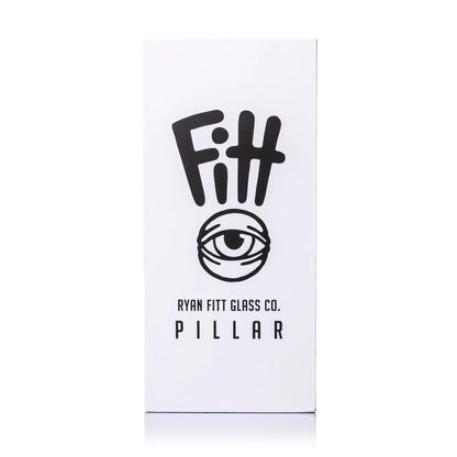 Ryan Fitt Pillar Pivot Bubbler Smoke *** ( Restocking Soon) *** packaging design with unique logo.