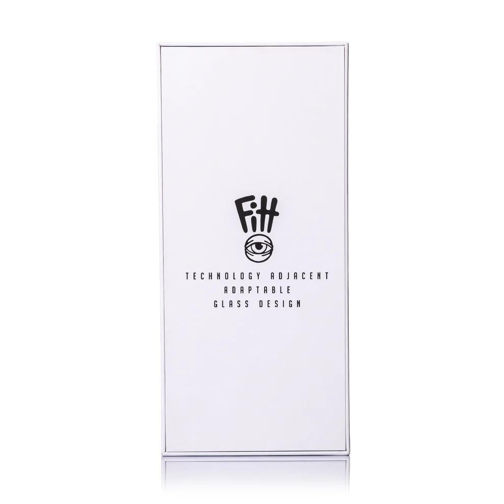 Ryan Fitt Pillar Pivot Bubbler Smoke *** ( Restocking Soon) *** packaging with adaptable glass design branding