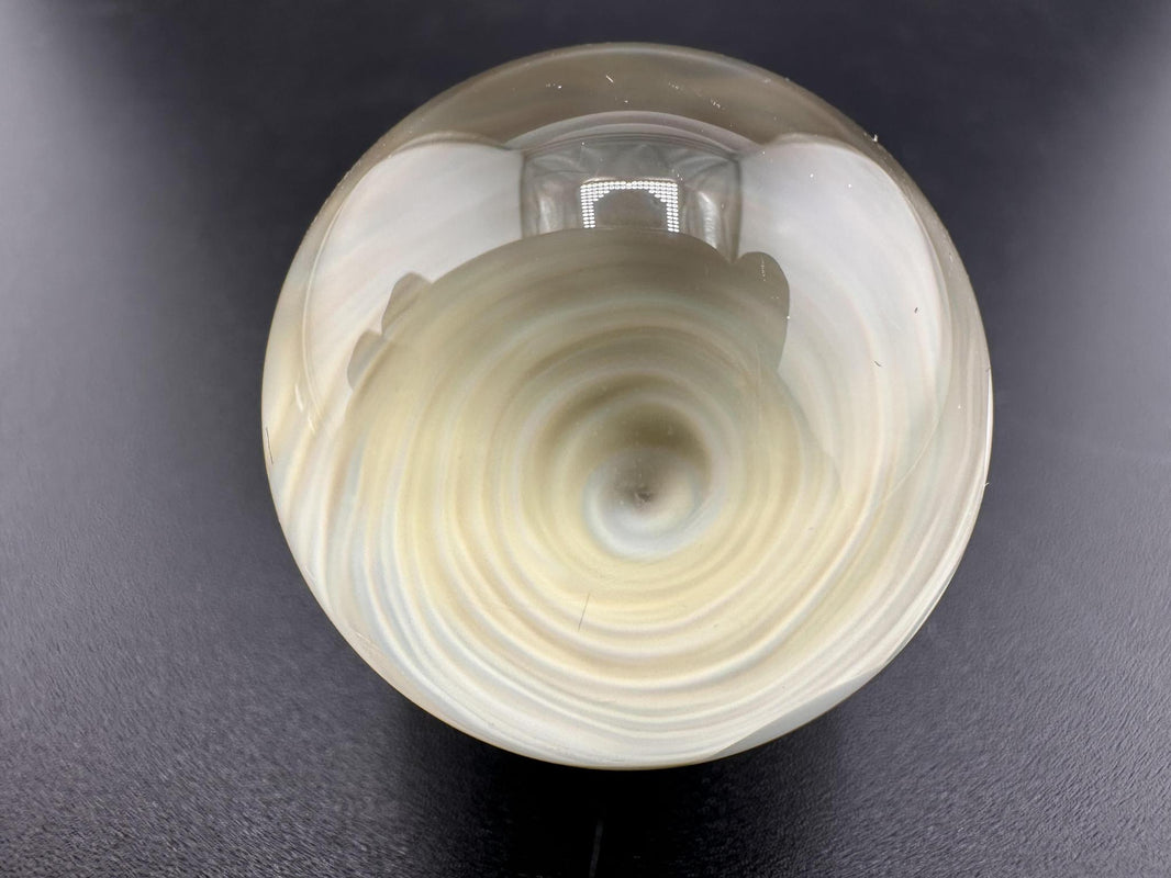 SBJ Glass Marble Heady - Dot Stack showcasing a unique swirling design in high-quality borosilicate glass.