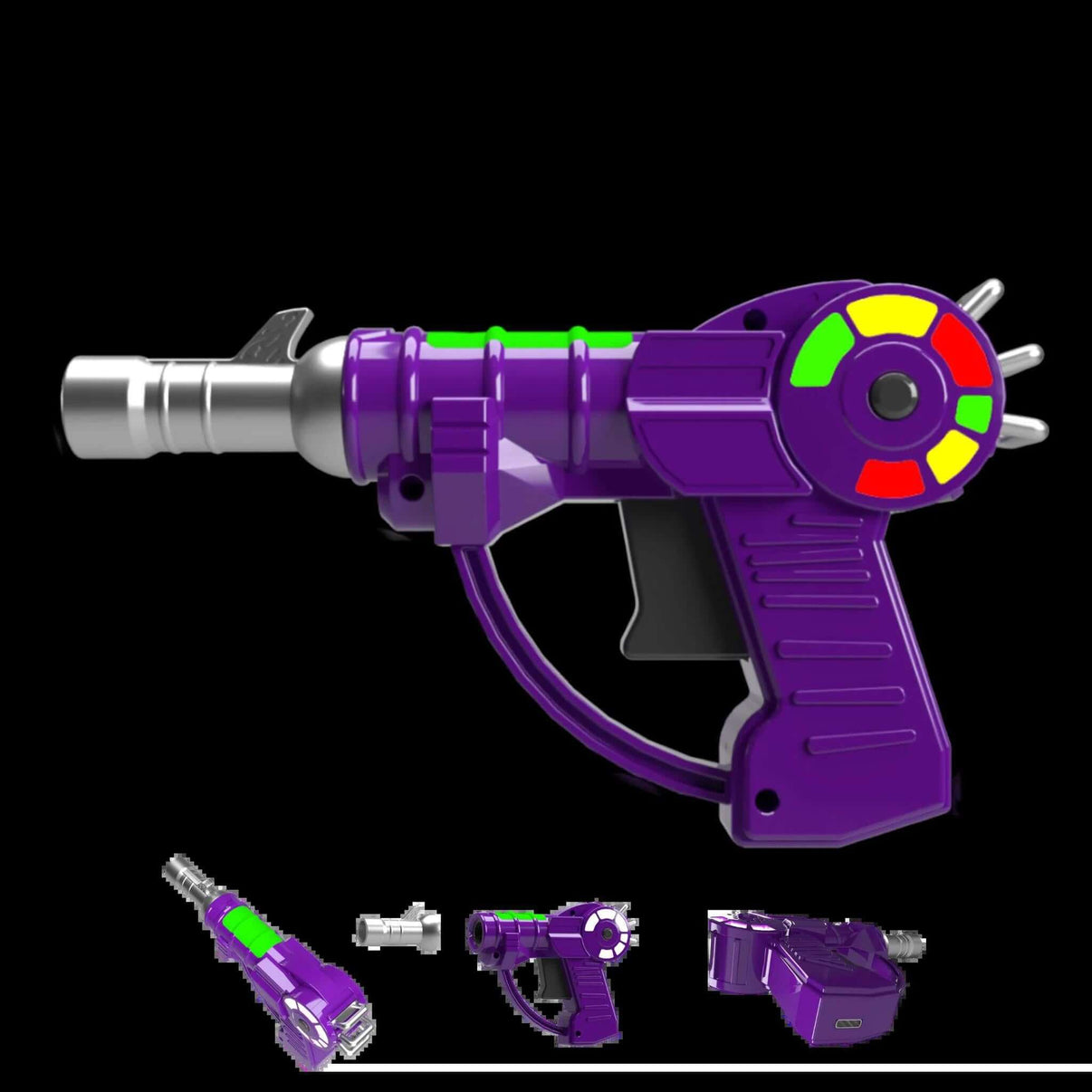 Smyle Penjamin RayGun 510 Battery - vibrant purple vape pen with LED lights and sound effects.
