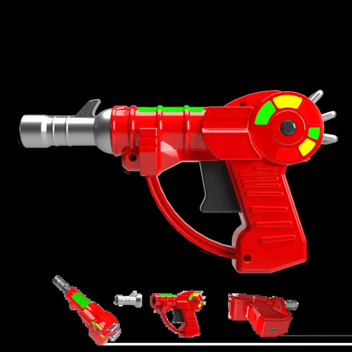 Smyle Penjamin RayGun 510 Battery - Red LED vape pen with sound effects and USB-C fast charging.