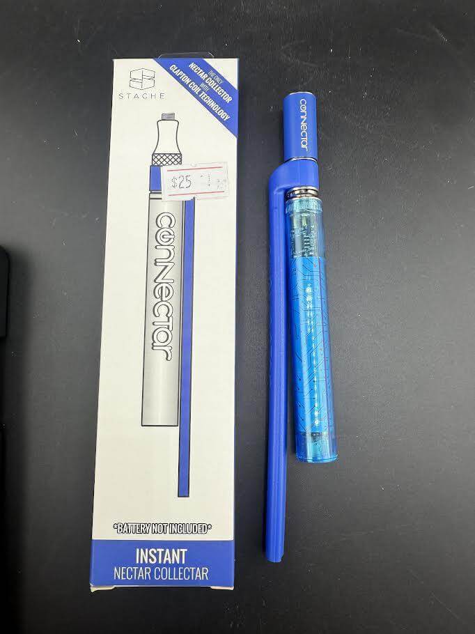 Stache Nectar Collector - Connectar w/ Matching Ooze 510 battery with packaging and device.