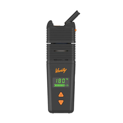 Storz & Bickel Venty vaporizer showcasing adjustable airflow and digital temperature display.