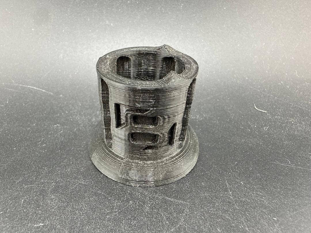 Str8 Carb Cap Stand - 3D Printed Medium, precision 3D printed design for airflow control and marble display.