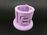 Str8 Carb Cap Stand - 3D Printed Medium in purple color, showcasing precision 3D printing and functional design.