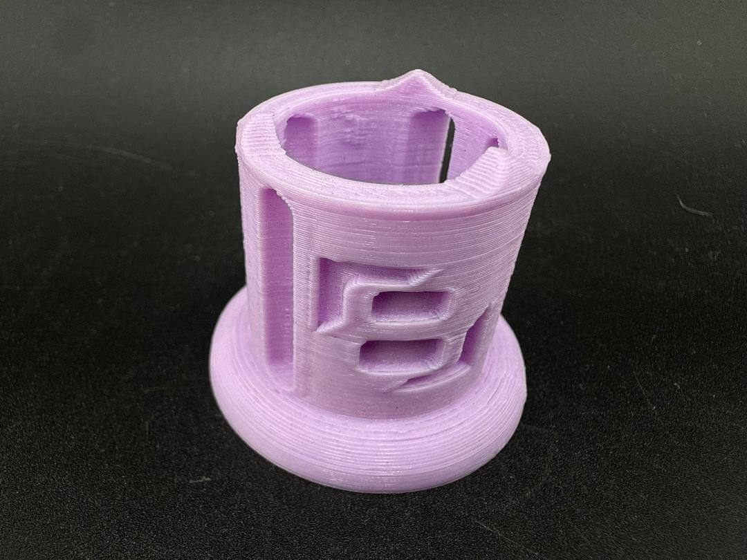 Str8 Carb Cap Stand - 3D Printed Medium in purple color, showcasing precision 3D printing and functional design.