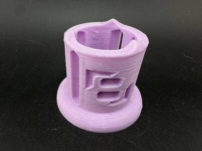 Str8 Carb Cap Stand - 3D Printed Medium in purple color, showcasing precision 3D printing and functional design.