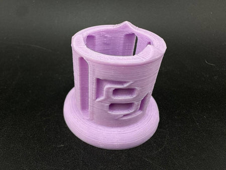 Str8 Carb Cap Stand - 3D Printed Medium in purple color, showcasing precision 3D printing and functional design.