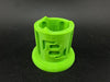 Str8 Carb Cap Stand - 3D Printed Medium in vibrant green, showcasing precision design and functionality.