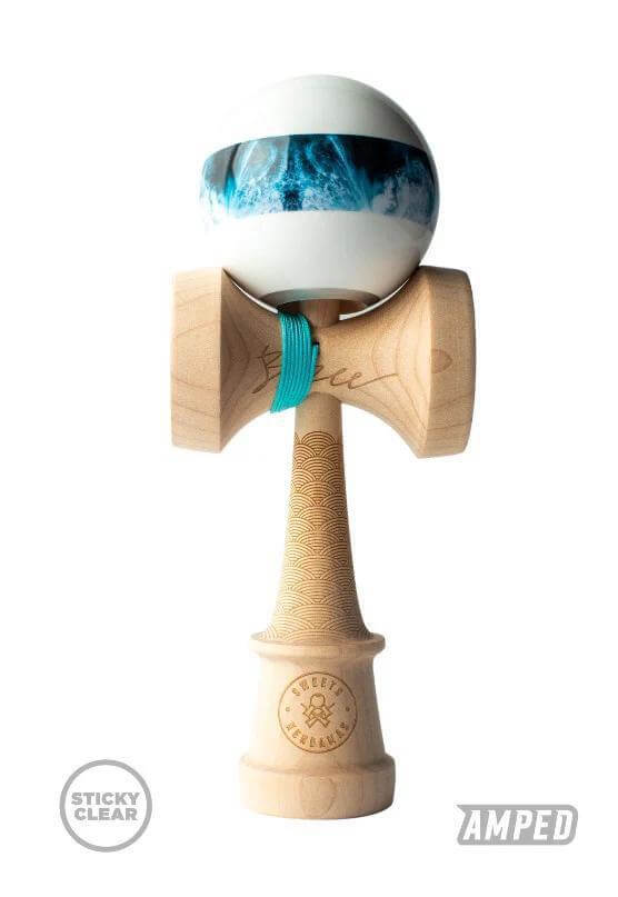 Sweets Kendama Bryson Lee Pro Model featuring KEN Amped shape and Cushion Clear design.