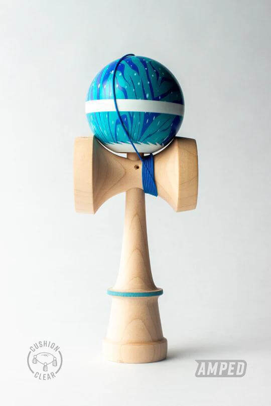 Sweets Kendama Eywa from Sweets Lab, featuring blue design, maple wood, and KEN Amped shape.