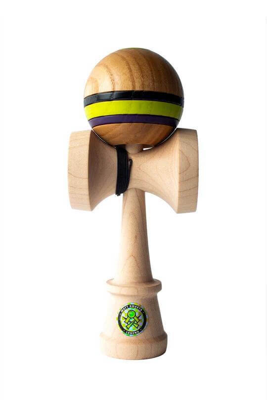 Sweets Kendama Legend Model by Matt Jorgenson featuring Beech ken and colorful tama, designed for trick mastery.