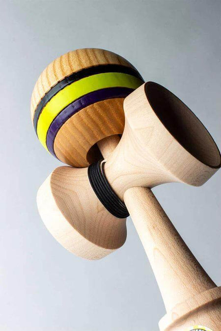 Sweets Kendama Legend Mod by Matt Jorgenson featuring Beech ken and colorful tama for skillful play.