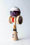 Sweets Kendama Subtronics V2 Amped with vibrant Antifractals design and red accents for enhanced playability.