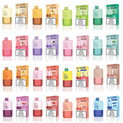 SWFT Icon 7k Disposable Vape collection featuring colorful flavors and sleek designs.