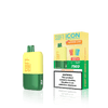 SWFT Icon 7k Disposable Vape in Sour Gummies flavor with packaging, offering 7000 puffs and rechargeable convenience.