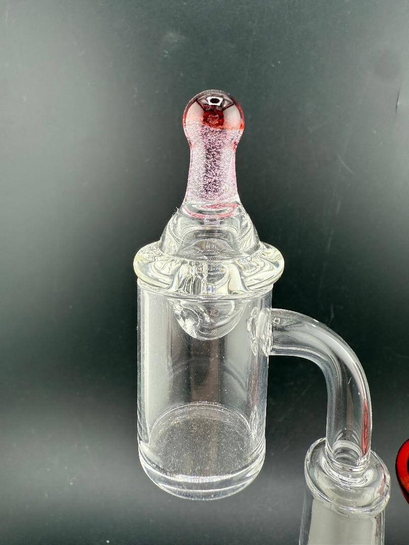 Taco Glass Directional Cap designed for focused airflow control in quartz bangers for optimal dabbing.