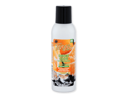 Tangie Smoke Odor Exterminator 7oz spray bottle for fast-acting odor elimination of smoke and household smells.