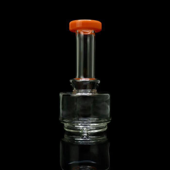 Tokr Glass Puffco Peak / Peak Pro Dry Top Glass Replacment - Color Accent with orange accent on top.