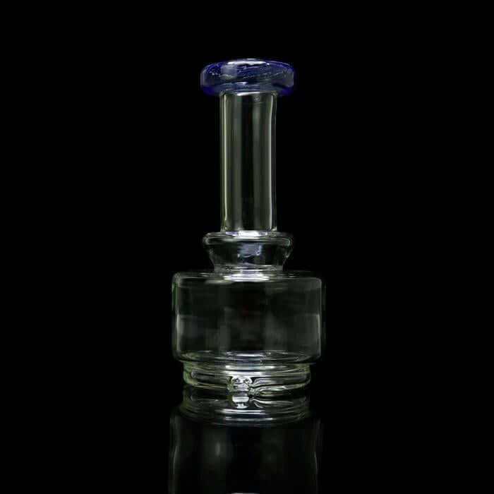 Tokr Glass Puffco Peak / Peak Pro Dry Top Glass Replacment - Color Accent showcased against a black background.