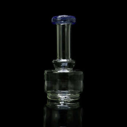 Tokr Glass Puffco Peak / Peak Pro Dry Top Glass Replacment - Color Accent showcased against a black background.