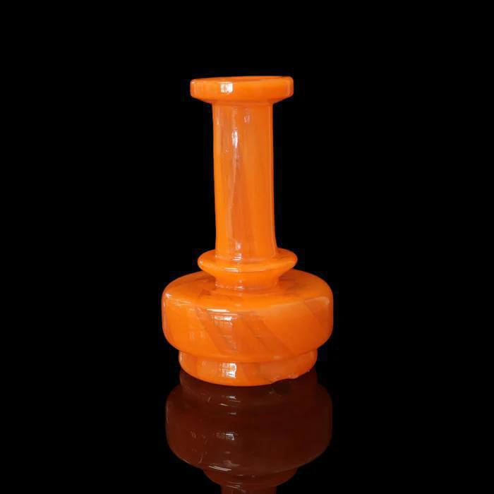 Tokr Glass Puffco Peak / Peak Pro Dry Top Glass Replacement - Full Color in vibrant orange