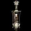 Tokr Glass Puffco Peak Pro Glass Replacment Top - Can displayed on a black background, showcasing its clear glass design.