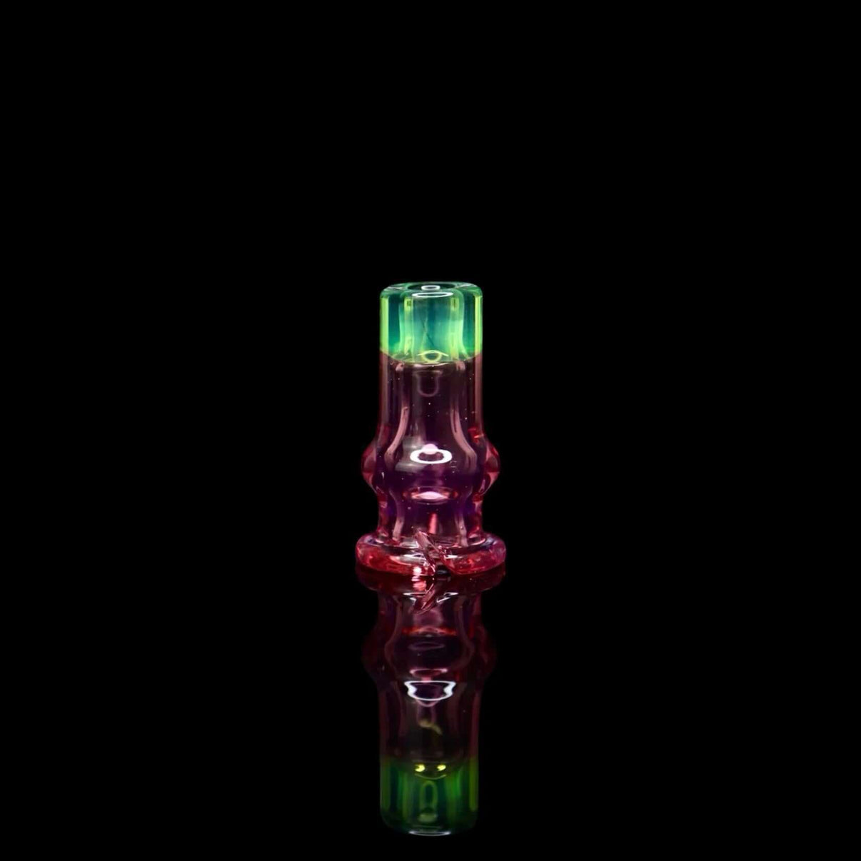 Tokr Glass Puffco Pivot Tip Glass Mouth Piece Replacement - Two Tone with dual-color design for enhanced airflow and style.