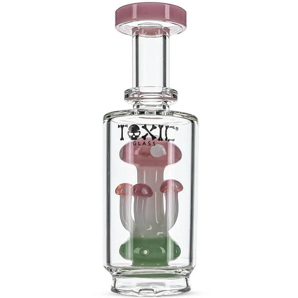 Toxic Glass Mushroom Glass Topper for Carta and Carta 2, featuring colorful mushroom design, splash-free dabbing experience.