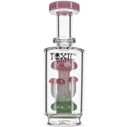 Toxic Glass Mushroom Glass Topper for Carta and Carta 2, featuring colorful mushroom design, splash-free dabbing experience.