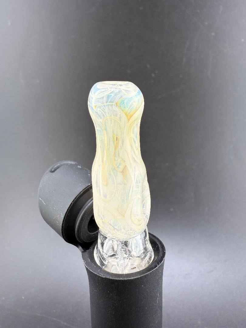 Tuck Glass Puffco Pivot Glass Replacement Top in creamy white, enhancing the Puffco Peak Pro for optimal airflow and durability.