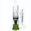 .50 Caliber Glass Bong featuring precision craftsmanship and bold design, made in the USA, compact and durable.