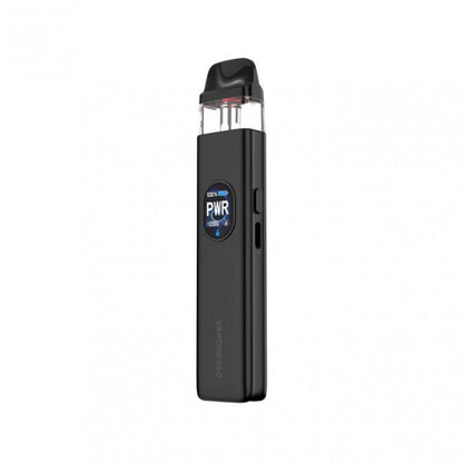 Vaporesso Xros 5 sleek black MTL vaporizer kit with advanced COREX 3.0 Technology for enhanced vaping experience.