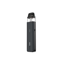 Vaporesso XROS 5 Mini kit, sleek black design, compact MTL vaping device with advanced COREX 3.0 technology.